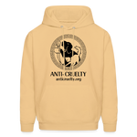 Load image into Gallery viewer, &quot;Vintage Anti-Cruelty Greek Key&quot; Bright Hoodie - light gold 
