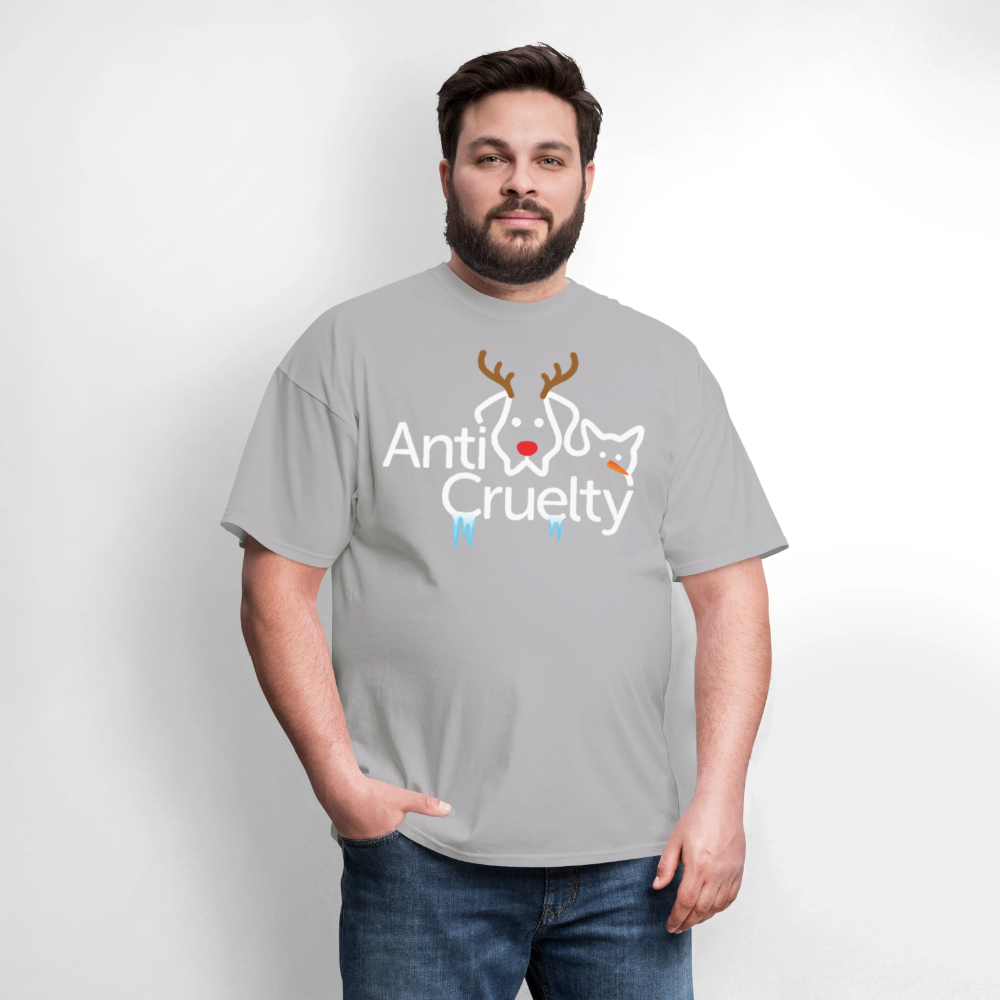 2025 Anti-Cruelty Holiday T-Shirt - gravel 