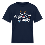 Load image into Gallery viewer, 2025 Anti-Cruelty Holiday Kids&#39; T-Shirt - navy
