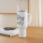 Load image into Gallery viewer, 40 oz Travel Tumbler - white
