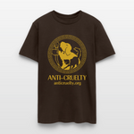 Load image into Gallery viewer, "Vintage Anti-Cruelty Greek Key" Unisex Classic T-Shirt - brown
