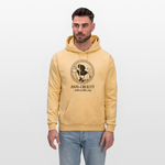 Load image into Gallery viewer, "Vintage Anti-Cruelty Greek Key" Bright Hoodie - light gold 
