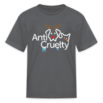 Load image into Gallery viewer, 2025 Anti-Cruelty Holiday Kids&#39; T-Shirt - charcoal
