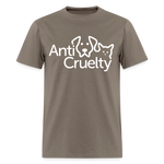 Load image into Gallery viewer, Anti-Cruelty White Logo Shirt - safari
