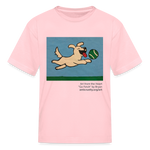 Load image into Gallery viewer, &quot;Go Fetch&quot; Art From The Heart Kids&#39; T-Shirt - pink
