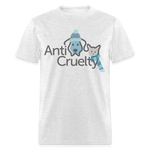 Load image into Gallery viewer, Anti-Cruelty "Snuggle Season" Logo T-Shirt - light heather gray
