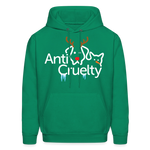 Load image into Gallery viewer, Anti-Cruelty "Frosty Friends" Logo Hoodie - kelly green
