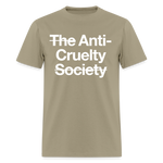 Load image into Gallery viewer, Anti-Cruelty Dark T-Shirt - khaki
