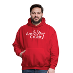 Load image into Gallery viewer, Anti-Cruelty Valentine's Day Logo Hoodie - red
