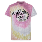 Load image into Gallery viewer, "Pour Your Heart Out" Unisex Tie Dye T-Shirt - Desert Rose
