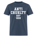 Load image into Gallery viewer, Anti-Cruelty University T-Shirt -  blue dusk

