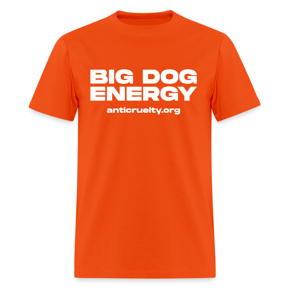 "Big Dog Energy" Unisex Classic T-Shirt - orange