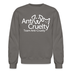 Load image into Gallery viewer, Team Anti-Cruelty Crewneck Sweatshirt - asphalt gray
