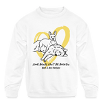 Load image into Gallery viewer, Bird &amp; Dee Forever Kids' Crewneck Sweatshirt - white

