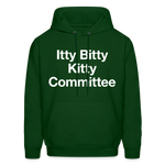 Load image into Gallery viewer, Itty Bitty Kitty Dark Hoodie - forest green
