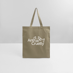 Load image into Gallery viewer, Anti-Cruelty Logo Tote Bag - khaki
