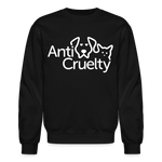 Load image into Gallery viewer, Anti-Cruelty Valentine's Day Logo Crewneck Sweatshirt - black
