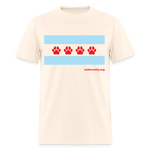 Load image into Gallery viewer, &quot;Chicago Paw Flag &quot;Unisex Classic T-Shirt - natural
