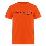 Load image into Gallery viewer, Anti-Cruelty 70's Retro Logo T-Shirt - orange
