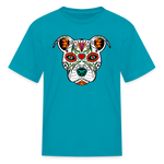 Load image into Gallery viewer, Día de los Doggie Kids' T-Shirt - turquoise
