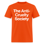 Load image into Gallery viewer, Anti-Cruelty Dark T-Shirt - orange
