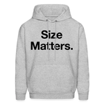 Load image into Gallery viewer, Size Matters Hoodie - heather gray
