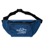 Load image into Gallery viewer, Team Anti-Cruelty Large Crossbody Hip Bag - blue
