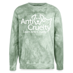 Load image into Gallery viewer, Team Anti-Cruelty Unisex Colorblast Crewneck Sweatshirt - fern

