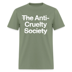 Load image into Gallery viewer, Anti-Cruelty Dark T-Shirt - military green
