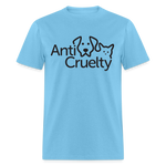 Load image into Gallery viewer, Anti-Cruelty Bright Unisex Classic T-Shirt - aquatic blue
