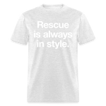 Load image into Gallery viewer, Adoption is always in style. Dark T-Shirt - light heather gray
