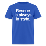 Load image into Gallery viewer, Adoption is always in style. Dark T-Shirt - royal blue
