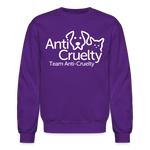Load image into Gallery viewer, Team Anti-Cruelty Crewneck Sweatshirt - purple
