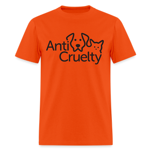 Anti-Cruelty Bright Unisex Classic T-Shirt - orange