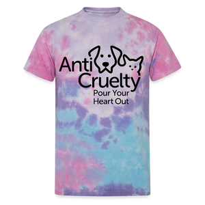 "Pour Your Heart Out" Unisex Tie Dye T-Shirt - cotton candy