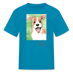 Load image into Gallery viewer, &quot;Surprise…&quot; Art From The Heart Kids&#39; T-Shirt - turquoise
