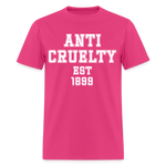 Load image into Gallery viewer, Anti-Cruelty University T-Shirt - fuchsia
