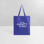 Load image into Gallery viewer, Anti-Cruelty Logo Tote Bag - royal blue
