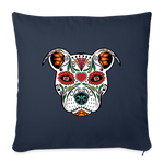 Load image into Gallery viewer, Día de los Doggie Pillow Cover 18” x 18” - navy

