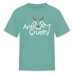 Load image into Gallery viewer, 2025 Anti-Cruelty Holiday Kids&#39; T-Shirt - aquatic
