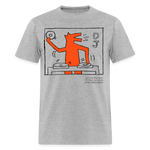 Load image into Gallery viewer, &quot;DJ Dog&quot; Art From The Heart Adult T-Shirt - heather gray
