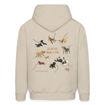Load image into Gallery viewer, Anti-Cruelty and Paige Halminiak Designs Hoodie (Back Illustration) - Sand

