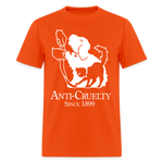 Load image into Gallery viewer, Anti-Cruelty 90's Retro Logo T-Shirt - orange
