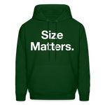 Load image into Gallery viewer, Size Matters Dark Hoodie - forest green
