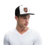 Load image into Gallery viewer, Anti-Cruelty Retro Heart Trucker Hat - white/black
