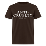Load image into Gallery viewer, Anti-Cruelty 40's Logo T-Shirt - brown
