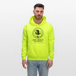 Load image into Gallery viewer, "Vintage Anti-Cruelty Greek Key" Bright Hoodie - safety green
