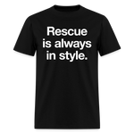 Load image into Gallery viewer, Adoption is always in style. Dark T-Shirt - black
