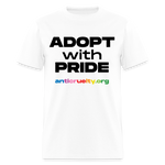 Load image into Gallery viewer, &quot;Adopt With Pride&quot; Unisex Classic T-Shirt - white
