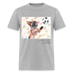 Load image into Gallery viewer, &quot;Mr. Teddy Playing Soccer&quot; Art From The Heart Shirt - heather gray
